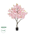 GloboStar® Artificial Garden PINK CHERRY BLOSSOM TREE 20677 Τεχνητό Διακοσμητικό Δέντρο Ροζ Άνθος Κερασιάς Υ160cm