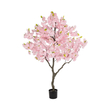 GloboStar® Artificial Garden PINK CHERRY BLOSSOM TREE 20677 Τεχνητό Διακοσμητικό Δέντρο Ροζ Άνθος Κερασιάς Υ160cm
