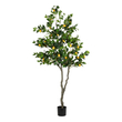 GloboStar® Artificial Garden LEMON TREE 21106 Τεχνητό Διακοσμητικό Δέντρο Λεμονιά Υ200cm