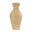 GloboStar® Artificial Garden HAVANA 21223 Διακοσμητικό Πλεκτό Καλάθι Κασπώ Γλάστρα Μπεζ Π22 x M22 x Υ42cm