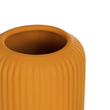 GloboStar® Artificial Garden CANGUU 21255 Διακοσμητικό Κεραμικό Βάζo Πορτοκαλί Π11 x Μ11 x Υ26 cm