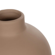 GloboStar® Artificial Garden MAURITIUS 21259 Διακοσμητικό Κεραμικό Βάζo ΚαφέΠ12 x Μ12 x Υ14 cm