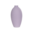 GloboStar® Artificial Garden AMETHYST 21267 Διακοσμητικό Κεραμικό Βάζo Μωβ Π8 x Μ8 x Υ14cm