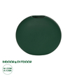 GloboStar® Artificial Garden MENORCA 21292 Διακοσμητικό Κεραμικό Βάζo Πράσινο Π15 x Μ15 x Υ14cm