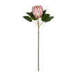 GloboStar® Artificial Garden PINK KING FLOWER BRANCH 21300 Τεχνητό Διακοσμητικό Κλαδί KING FLOWER Ρόζ Y70cm