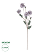 GloboStar® Artificial Garden PURPLE CHRYSANTHEMUM BRANCH 21303 Τεχνητό Διακοσμητικό Μωβ Κλαδί Χρυσάνθεμο Y83cm