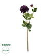 GloboStar® Artificial Garden PURPLE DHALIA BRANCH 21323 Τεχνητό Διακοσμητικό Μωβ Κλαδί Ντάλια Y78cm