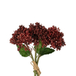 GloboStar® Artificial Garden RED HYACINTH BOUQUET 21353 Τεχνητό Διακοσμητικό Μπουκέτο Κόκκινος Υάκυνθος Y30cm