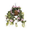 GloboStar® Artificial Garden BEGONIA HANGING PLANT 20639 Τεχνητό Κρεμαστό Διακοσμητικό Φυτό Βιγόνια Π75 x Μ75 x Y80cm