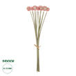 GloboStar® Artificial Garden PINK DANDELION BOUQET 21359 Τεχνητό Διακοσμητικό Ταραξάκο Μπουκέτο Y54cm