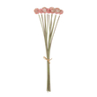 GloboStar® Artificial Garden PINK DANDELION BOUQET 21359 Τεχνητό Διακοσμητικό Ταραξάκο Μπουκέτο Y54cm