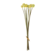 GloboStar® Artificial Garden PALE YELLOW DANDELION BOUQET 21363 Τεχνητό Διακοσμητικό Ταραξάκο Μπουκέτο Y54cm