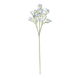 GloboStar® Artificial Garden BLUE BRANCH BABY BREATH 21296 Τεχνητό Διακοσμητικό Κλαδί Μπλέ Γυψοφίλης Y53cm