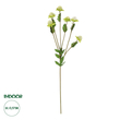 GloboStar® Artificial Garden GREEN IRON THREAD BRANCH 21372 Τεχνητό Διακοσμητικό Κλαδί Πράσινο Ασπιδίστρα  Y57cm