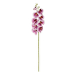 GloboStar® Artificial Garden PINK ORCHID BRANCH 21407 Τεχνητό Διακοσμητικό Κλαδί Ροζ Ορχιδέα Y95cm