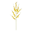 GloboStar® Artificial Garden YELLOW DANCE ORCHID BRANCH 21414 Τεχνητό Διακοσμητικό Κλαδί Κίτρινη Ορχιδέα Y110cm