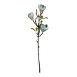 GloboStar® Artificial Garden BLUE MAGNOLIA BRANCH 21418 Τεχνητό Διακοσμητικό Κλαδί Μπλε Μανόλια Y72cm