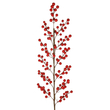 GloboStar® Artificial Garden RED BERRIES FRUIT BRANCH 21440 Τεχνητό Διακοσμητικό Κλαδί Κόκκινο Γκί Y96cm