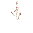 GloboStar® Artificial Garden ORANGE BERRIES FRUIT BRANCH 21444 Τεχνητό Διακοσμητικό Κλαδί Πορτοκαλί Γκί Y94cm