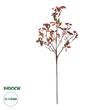 GloboStar® Artificial Garden BROWN BERRIES FRUIT BRANCH 21444 Τεχνητό Διακοσμητικό Κλαδί Κάφε Γκί Y94cm