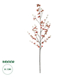 GloboStar® Artificial Garden RED CHERRY BLOSSOM BRANCH 21455 Τεχνητό Διακοσμητικό Κλαδί Κόκκινης Κερασίας Y110cm