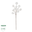 GloboStar® Artificial Garden COTTON BRANCH 20569 Τεχνητό Διακοσμητικό Κλαδί Βαμβάκι Μ30 x Π6 x Υ80 cm