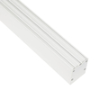 GLOBOSTAR® ALP-LINEAR BRIGHTRAIL 61774-3M Επιφανειακό / Κρεμαστό / Επιτοίχιο Προφίλ Αλουμινίου με Λευκό Γαλακτερό Πατητό Κάλυμμα για Ταινίες LED IP20 - Λευκό Ματ - Μ300 x Π5 x Υ7.5cm