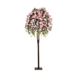 GloboStar® Artificial Garden ROSES TREE 21068 Τεχνητό Διακοσμητικό Δέντρο Τριανταφυλλιά Μ110 x Π110 x Υ240cm