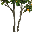 GloboStar® Artificial Garden ORANGE TREE 21110 Τεχνητό Διακοσμητικό Δέντρο Πορτοκαλιά Μ110 x Π80 x Υ200cm