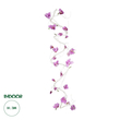 GloboStar® Artificial Garden MAGNOLIA FLOWER VINE 21471 Τεχνητό Διακοσμητικό Φυτό Λευκή & Ροζ Μανόλια Μ20 x Π20 x Υ300cm