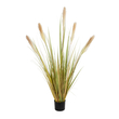 GloboStar® Artificial Garden PAMPAS GRASS 21478 Τεχνητό Διακοσμητικό Φυτό Μπεζ & Πράσινο Πάμπας Μ90 x Π40 x Υ150cm