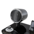 GLOBOSTAR® OLDY 76563 Μοντέρνο Επιτραπέζιο Φωτιστικό Γραφείου με Ασύρματη Φόρτιση 15W 3A, 5W Bluetooth Ηχείο & Ψηφιακό Ρολόι LED 3W 300lm 120° DC 5V με USB-C IP20 Ρυθμιζόμενο Λευκό CCT με Αφή 2700K/4500K/6000K Dimmable - Sanan SMD Chip - Μαύρο - Μ13 x Π25 x Υ43cm - 2 Χρόνια Εγγύηση