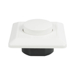 GloboStar® 999-0006 Ροοστάτης Dimmer Τοίχου LED AC100-240V 400W IP20 Μ8.4 x Π8.4 x Υ4.5cm