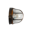 GLOBOSTAR® BOATLIGHT 61622 Vintage Φωτιστικό Καραβοχελώνα Τοίχου - Απλίκα με Ντουί 1 x E27 AC 220-240V Αδιάβροχο IP65 - Χάλκινο Παλαιωμένο Εφέ Σκουριάς Ματ - Μ21 x Π10.4 x Υ9cm