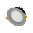 GLOBOSTAR® WATERA 60986 Χωνευτό Downlight Σποτ Panel Μπάνιου & WC LED 12W 1500lm 120° AC 220-240V Αδιάβροχο IP54 Ρυθμιζόμενο Λευκό CCT με Διακόπτη στο Σώμα 2700K/4500K/6000K Dimmable - Lumileds SMD Chip & TÜV SÜD Driver - Γκρι Ανθρακί Ματ - Μ10.8 x Π10.8 x Υ3.2cm / Q9cm - 3 Χρόνια Εγγύηση