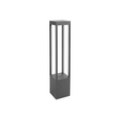 kelvo® GREMO KLV-101-0124 Μοντέρνο Φωτιστικό Κολωνάκι Κήπου LED 7W 735lm 45° AC 220-240V Αδιάβροχο IP65 Θερμό Λευκό 2700K - Bridgelux COB Chip & TÜV SÜD Driver - Γκρι Ανθρακί Ματ - Μ15 x Π15 x Υ80.5cm - 5 Χρόνια Εγγύηση