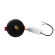 kelvo® PINADO KLV-101-0126 Χωνευτό Downlight Σποτ LED 7W 840lm 15° AC 220-240V IP20 Θερμό Λευκό 2700K - Bridgelux COB Chip & TÜV SÜD Driver - Μαύρο Ματ - Μ8.3 x Π8.3 x Υ8.2cm / Q7.3cm - 5 Χρόνια Εγγύηση