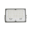 GLOBOSTAR® LUMOVOX 73067 Προβολέας LED 100W 5000lm 120° DC 5V με Φωτοβολταϊκό Panel 5V 8W & Επαναφορτιζόμενη Μπαταρία Li-ion 3.2V 5000mAh Αδιάβροχο IP67 Ψυχρό Λευκό 6000K - 120 x SMD2835 Sanan Chip - Γκρι Ανθρακί - Μ25 x Π5.5 x Υ17.5cm - 2 Χρόνια Εγγύηση