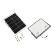 GLOBOSTAR® LUMOVOX 73070 Προβολέας LED 400W 20000lm 120° DC 5V με Φωτοβολταϊκό Panel 5V 25W & Επαναφορτιζόμενη Μπαταρία Li-ion 3.2V 20000mAh Αδιάβροχο IP67 Ψυχρό Λευκό 6000K - 400 x SMD2835 Sanan Chip - Γκρι Ανθρακί - Μ45 x Π7.5 x Υ30.5cm - 2 Χρόνια Εγγύηση