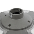 GLOBOSTAR® PARK 90500 Φωτιστικό Κεφαλής Post Top Πλατείας/Πάρκου LED 25W 2000lm 120° με Ενσωματωμένο Φωτοβολταϊκό Panel 6V 20W & Επαναφορτιζόμενη Μπαταρία Li-ion 3.2V 25000mAh με Αισθητήρα Ημέρας-Νύχτας Αδιάβροχο IP65 Ψυχρό Λευκό 6000K - Γκρι Ανθρακί - Μ50 x Π50 x Υ19cm - 2 Χρόνια Εγγύηση