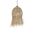 GLOBOSTAR® ROKA 205-0076 Boho Κρεμαστό Φωτιστικό Οροφής με Ντουί 1 x E27 AC 220-240V IP20 - Μπεζ - M25 x Π25 x Υ45cm