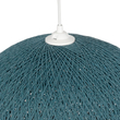 GLOBOSTAR® SOLEI 205-0010 Boho Κρεμαστό Φωτιστικό Οροφής με Ντουί 1 x E27 AC 220-240V IP20 - Τιρκουάζ - M40 x Π40 x Υ36cm