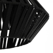 GLOBOSTAR® NUI 205-0061 Boho Κρεμαστό Φωτιστικό Οροφής με Ντουί 1 x E27 AC 220-240V IP20 - Μαύρο - M36 x Π36 x Υ27cm