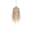 GLOBOSTAR® PLUVIA 205-0082 Boho Κρεμαστό Φωτιστικό Οροφής με Ντουί 1 x E27 AC 220-240V IP20 - Μπεζ - M30 x Π30 x Υ70cm