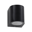 kelvo® MURANO KLV-101-0012 Φωτιστικό Τοίχου / Απλίκα για Λάμπα MR16 με Ντουί GU10 AC 220-240V Αδιάβροχο IP65 - Μαύρο Ματ - Μ8 x Π8 x Υ7cm