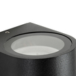 kelvo® MURANO KLV-101-0012 Φωτιστικό Τοίχου / Απλίκα για Λάμπα MR16 με Ντουί GU10 AC 220-240V Αδιάβροχο IP65 - Μαύρο Ματ - Μ8 x Π8 x Υ7cm