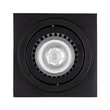 kelvo® AKIRA KLV-101-0028 Κινούμενο Φωτιστικό Downlight Σποτ για Λάμπα MR16 με Ντουί GU10 AC 220-240V IP20 - Μαύρο Ματ - Μ8 x Π8 x Υ10cm
