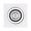kelvo® AKIRA KLV-101-0029 Κινούμενο Φωτιστικό Downlight Σποτ για Λάμπα MR16 με Ντουί GU10 AC 220-240V IP20 - Λευκό Ματ - Μ8 x Π8 x Υ10cm