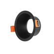 kelvo® DELTA KLV-101-0032 Χωνευτό Φωτιστικό Downlight Σποτ για Λάμπα MR16 με Ντουί GU10 AC 220-240V IP20 - Μαύρο Ματ - Μ8.5 x Π8.5 x Υ3.5cm / Q7.5cm