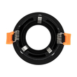 kelvo® OMICRON KLV-101-0034 Χωνευτό Φωτιστικό Downlight Σποτ για Λάμπα MR16 με Ντουί GU10 AC 220-240V IP20 - Μαύρο Ματ - Μ8.5 x Π8.5 x Υ3cm / Q7.5cm